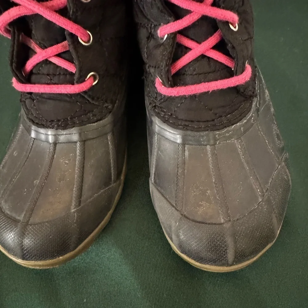 Pink and Black “Port Boots “ Size 13M
